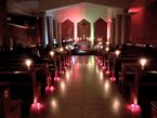 Lichteffekte Kirchenraum beim CCC-Gottesdienst Lichteffekte Kirchenraum beim CCC-Gottesdienst