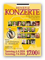 Flyervorderseite Benefizkonzert 2014